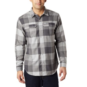 Columbia Silver Ridge 2.0 Flannel Big, Camisa Grises Para Hombre | 169235-QZY